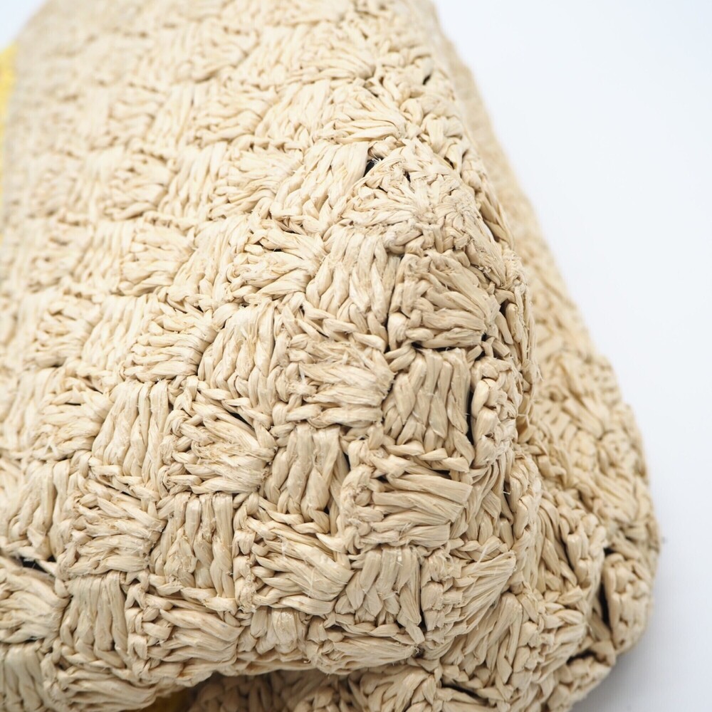 PRADA Cream Raffia Shoulder Bag - Picture 11 of 16